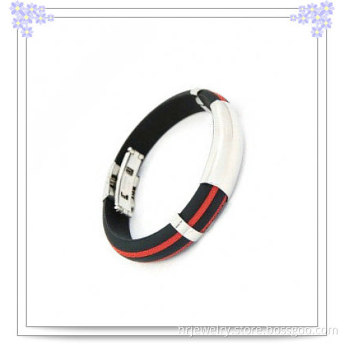 Rubber Band Silicone Bracelet for Wristband (HR0939)